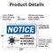 Signmission Radiation & Laser Sign, 18 in H x 24 in W, Plastic, Rectangle OS-2PACK-NS-P-1824-L-15880 - alternate 4
